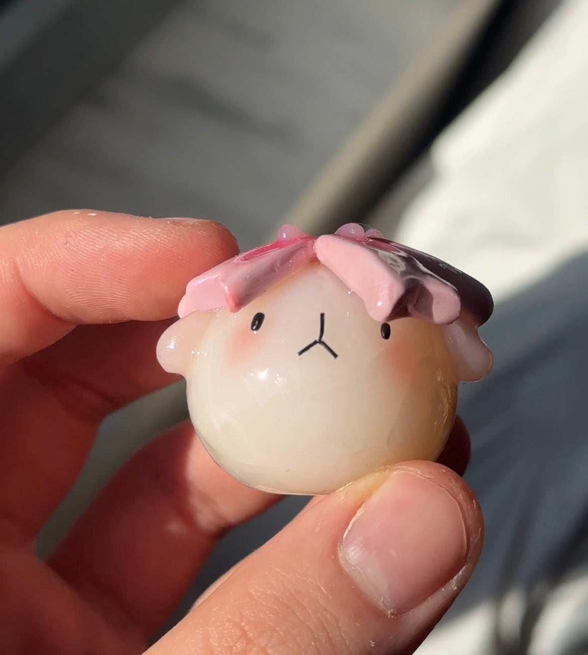 Sakura Ghost Desk Friend