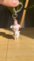 Starwberry Cow Keychain 🐮