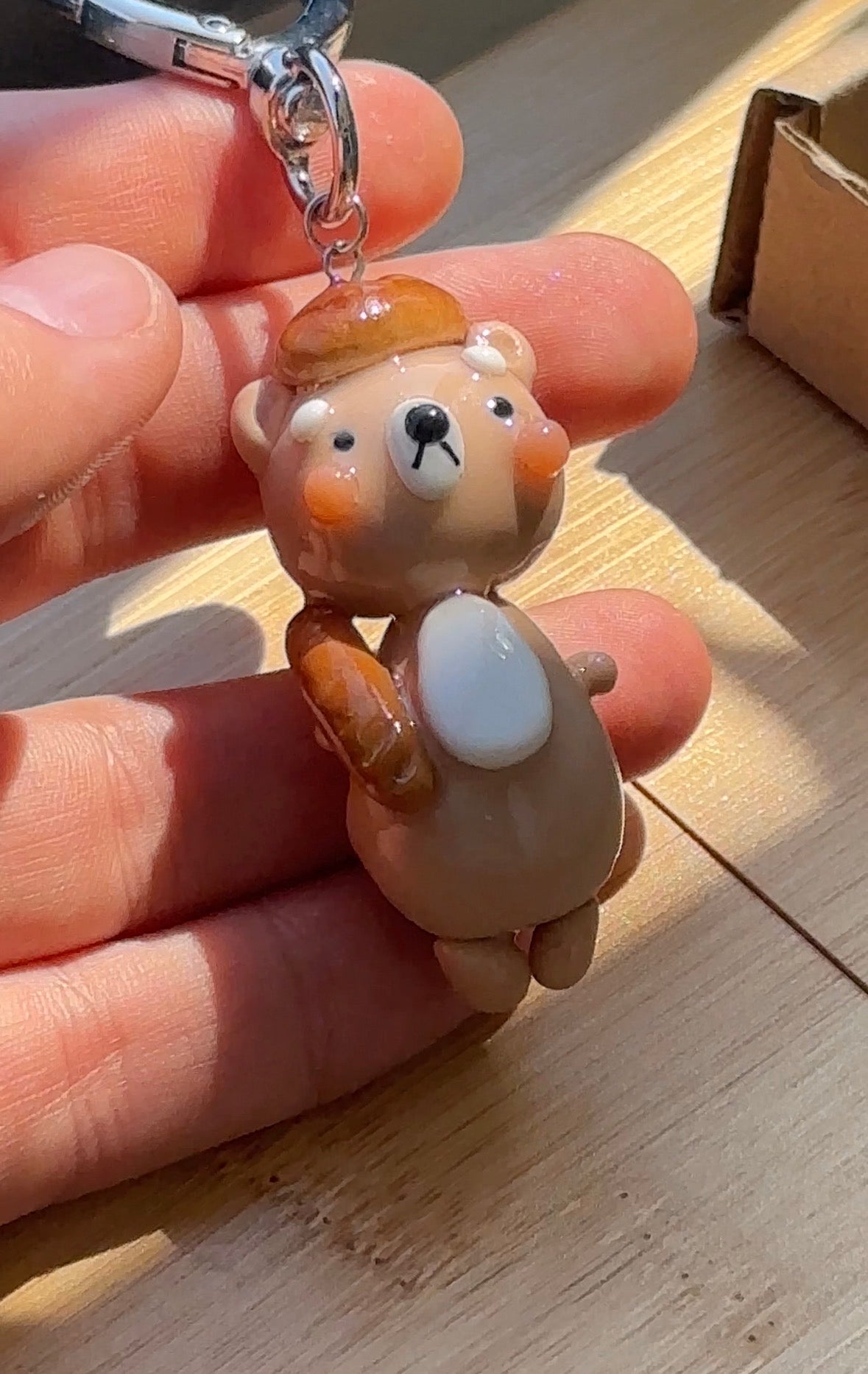 Bread Bear 🐻 🥖 Keychain